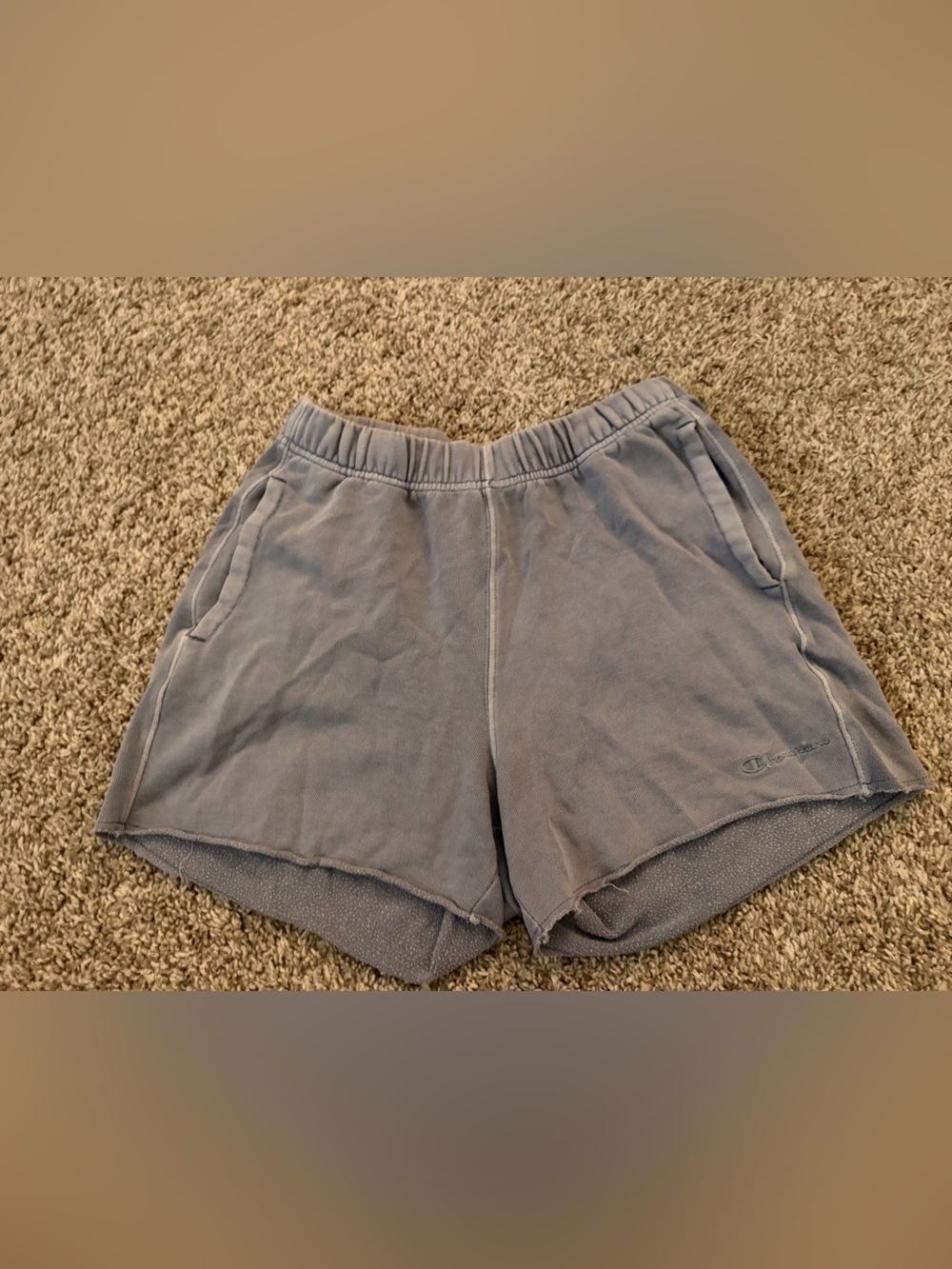 Champion Women's Light Gray Athletic Shorts